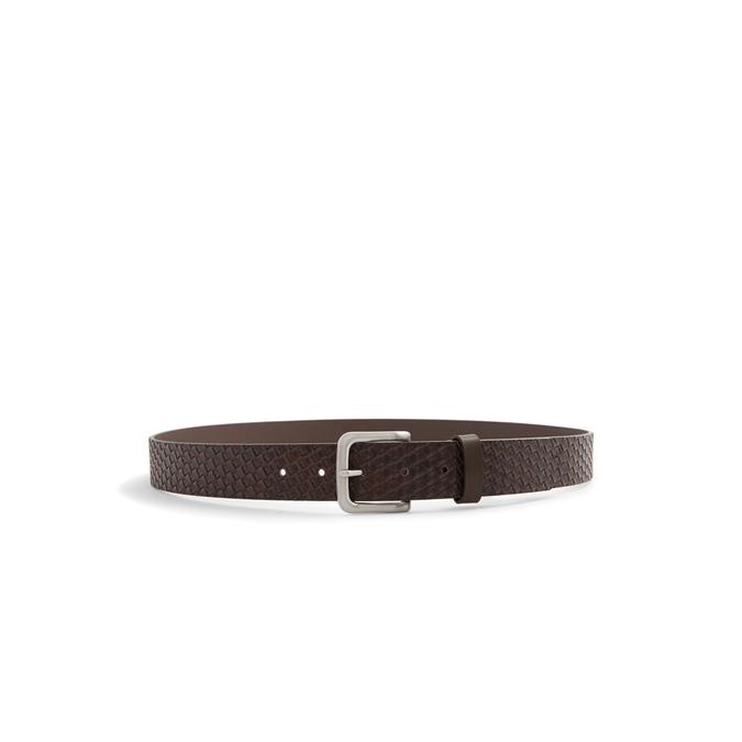 Mens cognac belt top