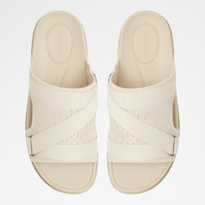 Deniels Men's Grey Single Strap Sandals image number 1