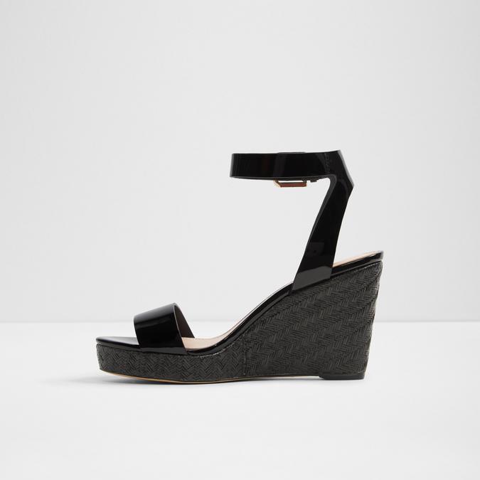 Unaliviel Women's Black Wedges image number 1