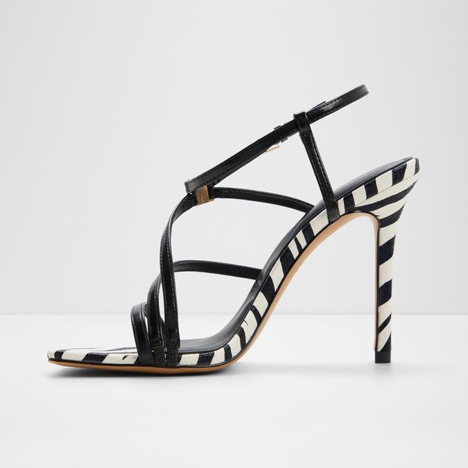 MAAKIE-B BLACK/WHITE Women Dress Sandals image number 2