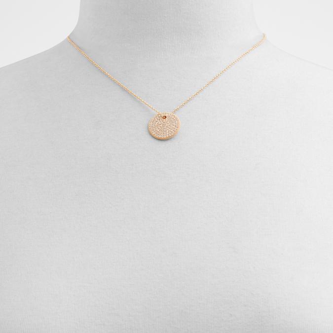 Benorama Women's Clear On Gold Necklace image number 1