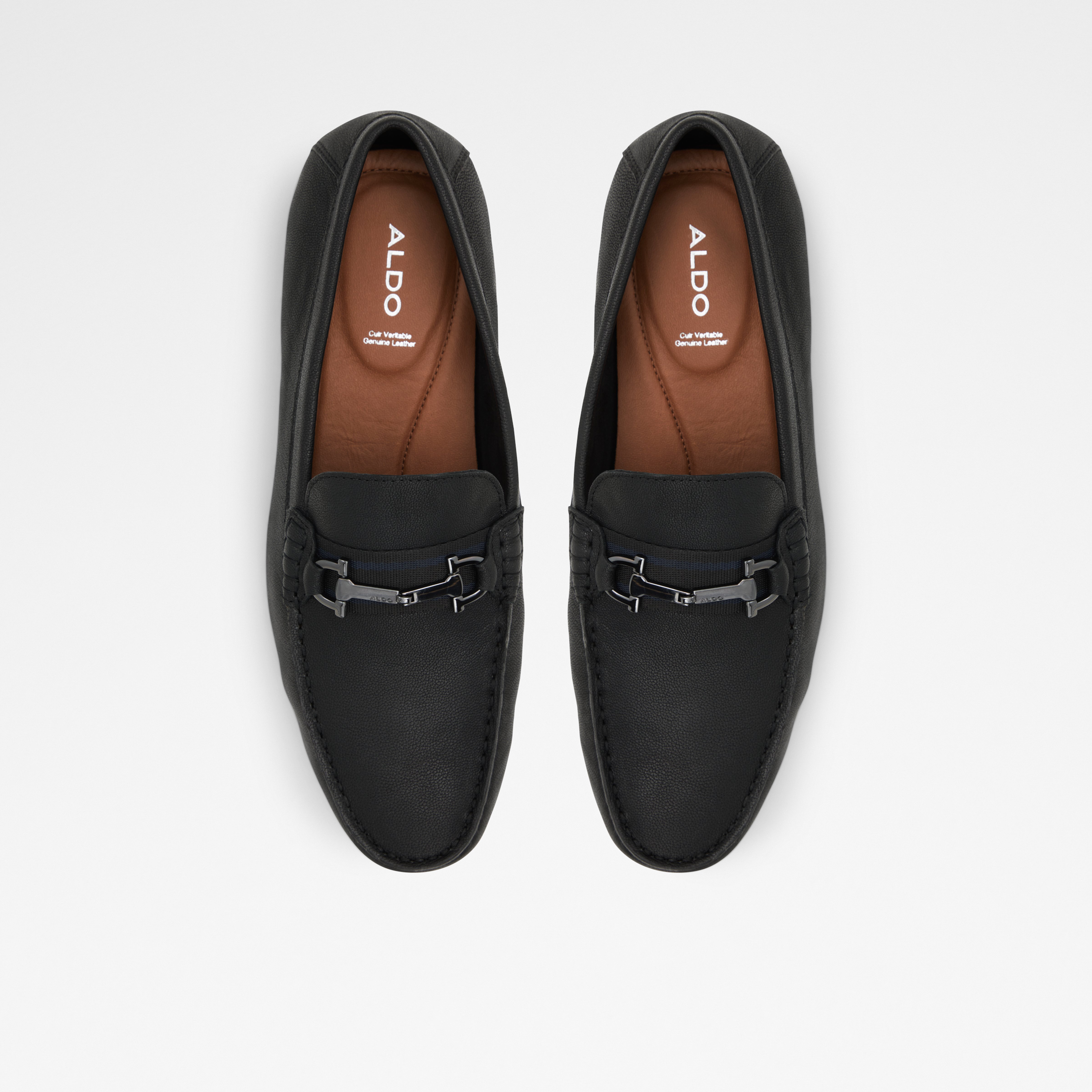Fangioa-In Men's Black Moccasins