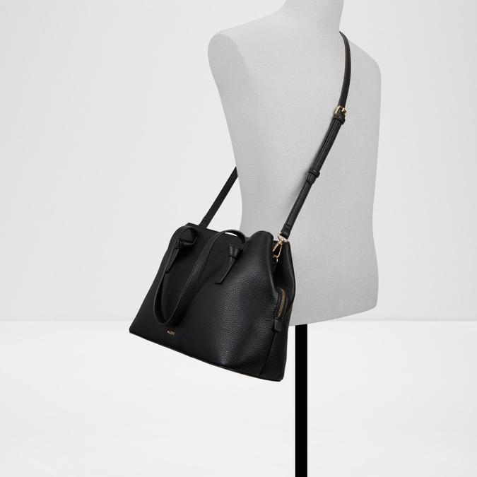 ADWOHAWAN BLACK Women Satchel image number 3