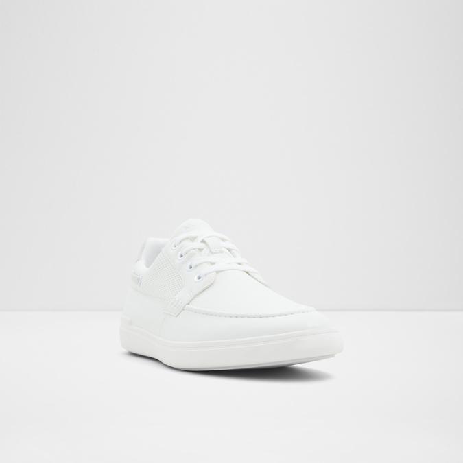 Tazz Men's White Boat Shoe image number 4