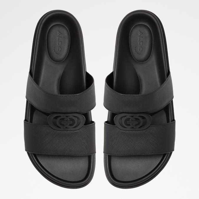 Reefside Men's Black Double Band Sandals