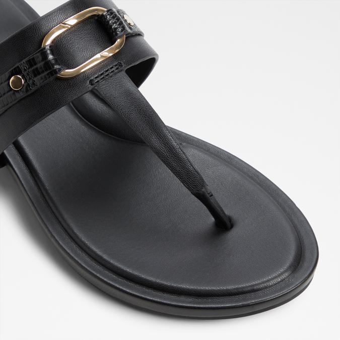 Taylen Women's Black Flat Sandals image number 5