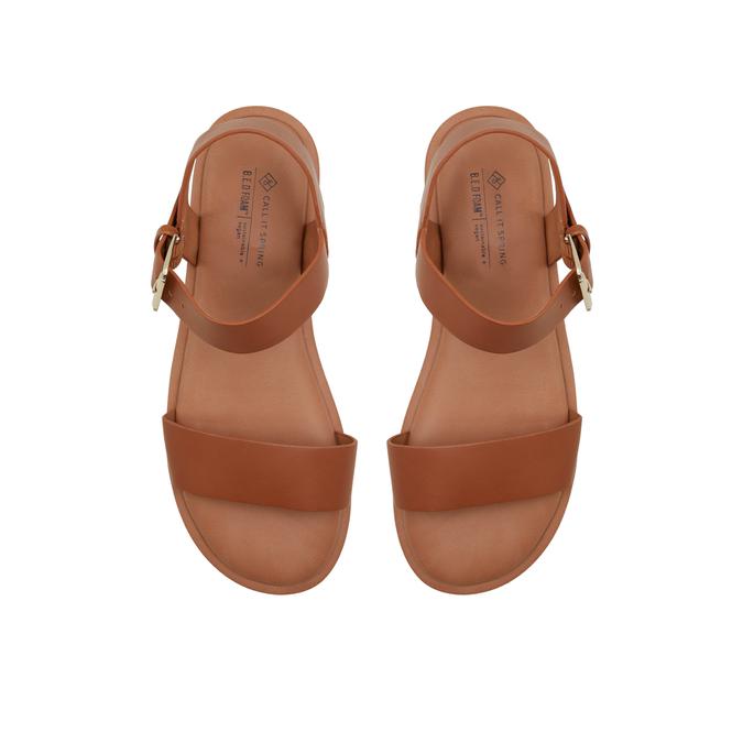 Morganne Women's Tan Flat Sandals