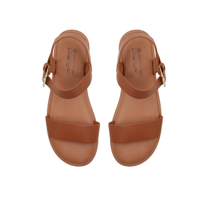 Morganne Women's Tan Flat Sandals image number 1