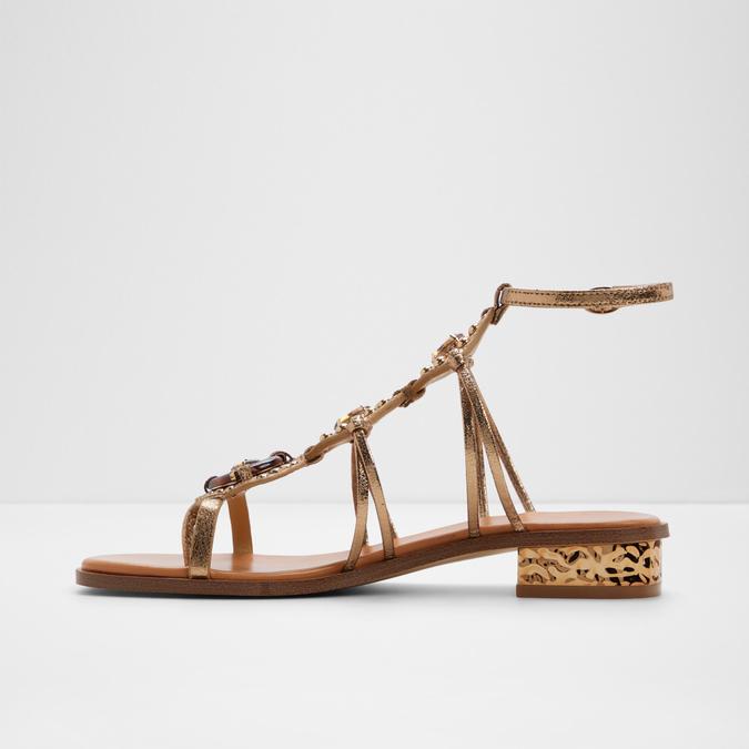 SANDJEWEL-B GOLD Women Flat Sandals image number 2