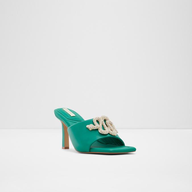 Semina Women's Dark Green Dress Sandals image number 4