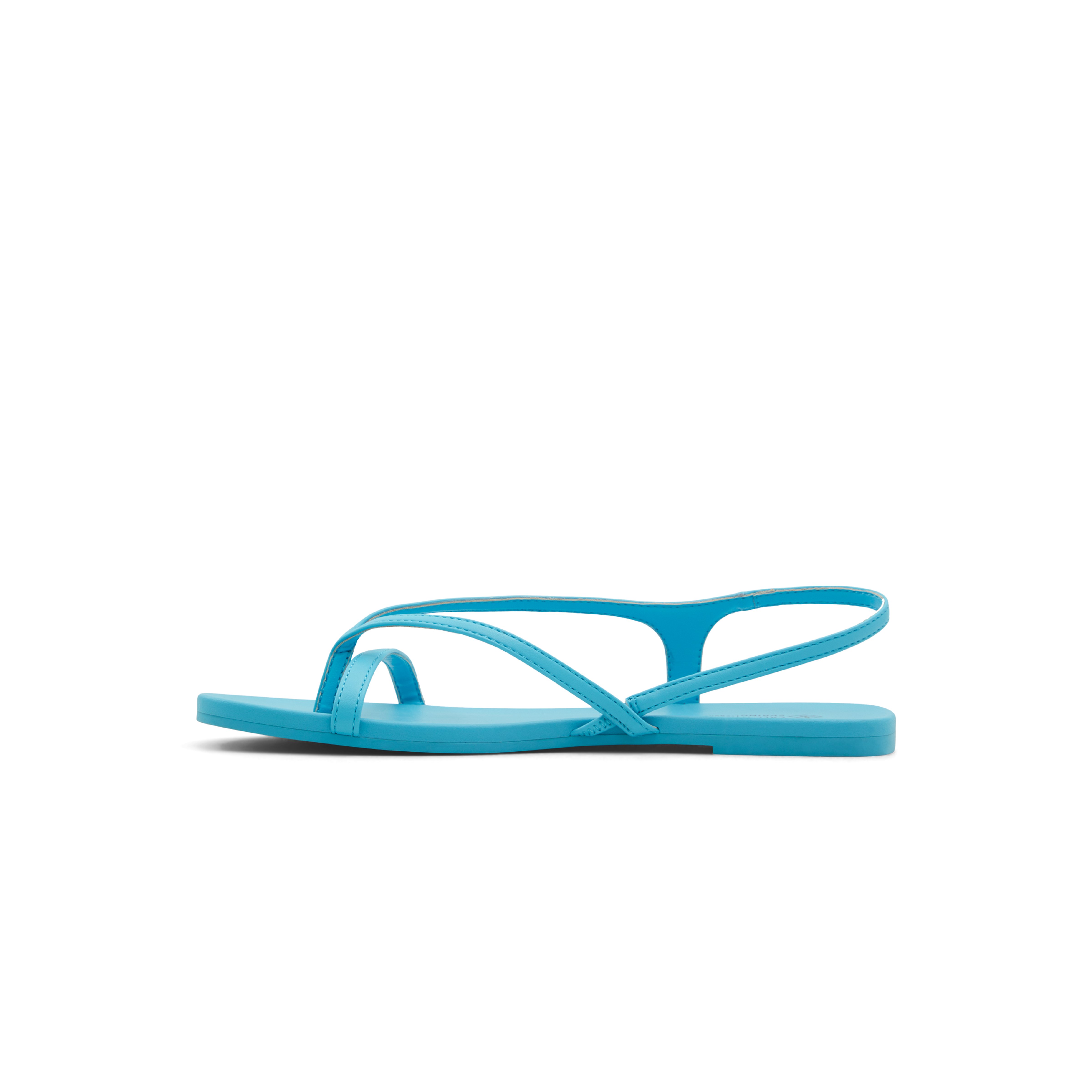 Montebello Women's Blue Flat Sandals image number 3