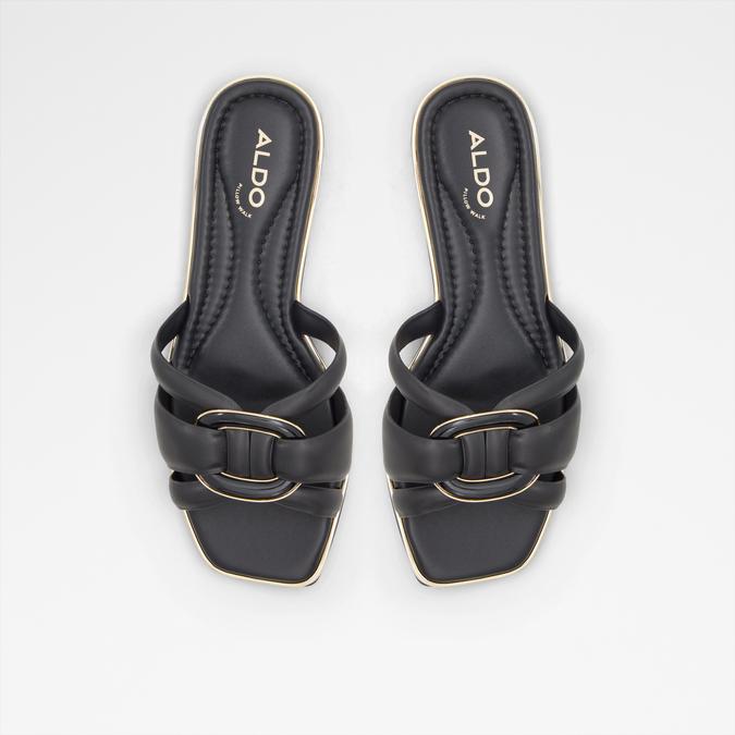 YESENIA-IN BLACK Women Flat Sandals image number 5