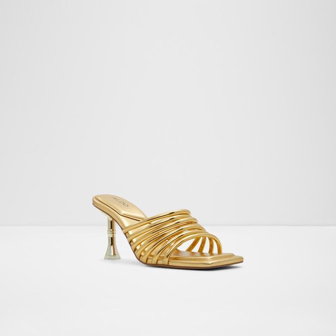 Harpa Women's Gold Dress Sandals image number 3