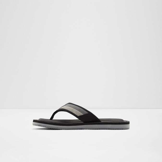 Herik Men's Black Thong Sandals image number 2