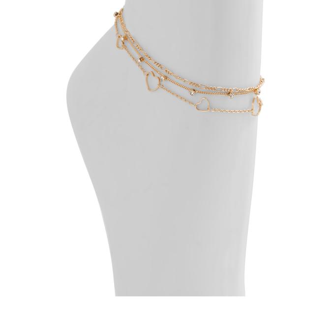 Laloux Women's Clear On Gold Anklet image number 0