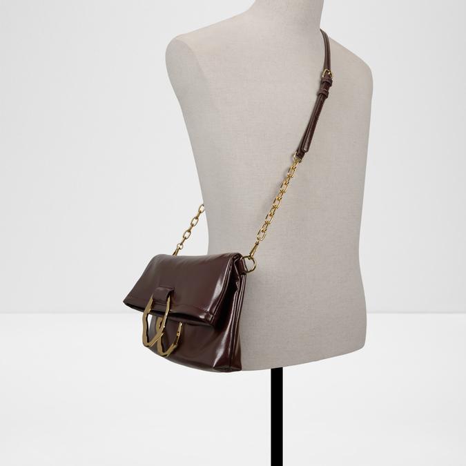 ZALINYA Brown Women Clutch image number 3