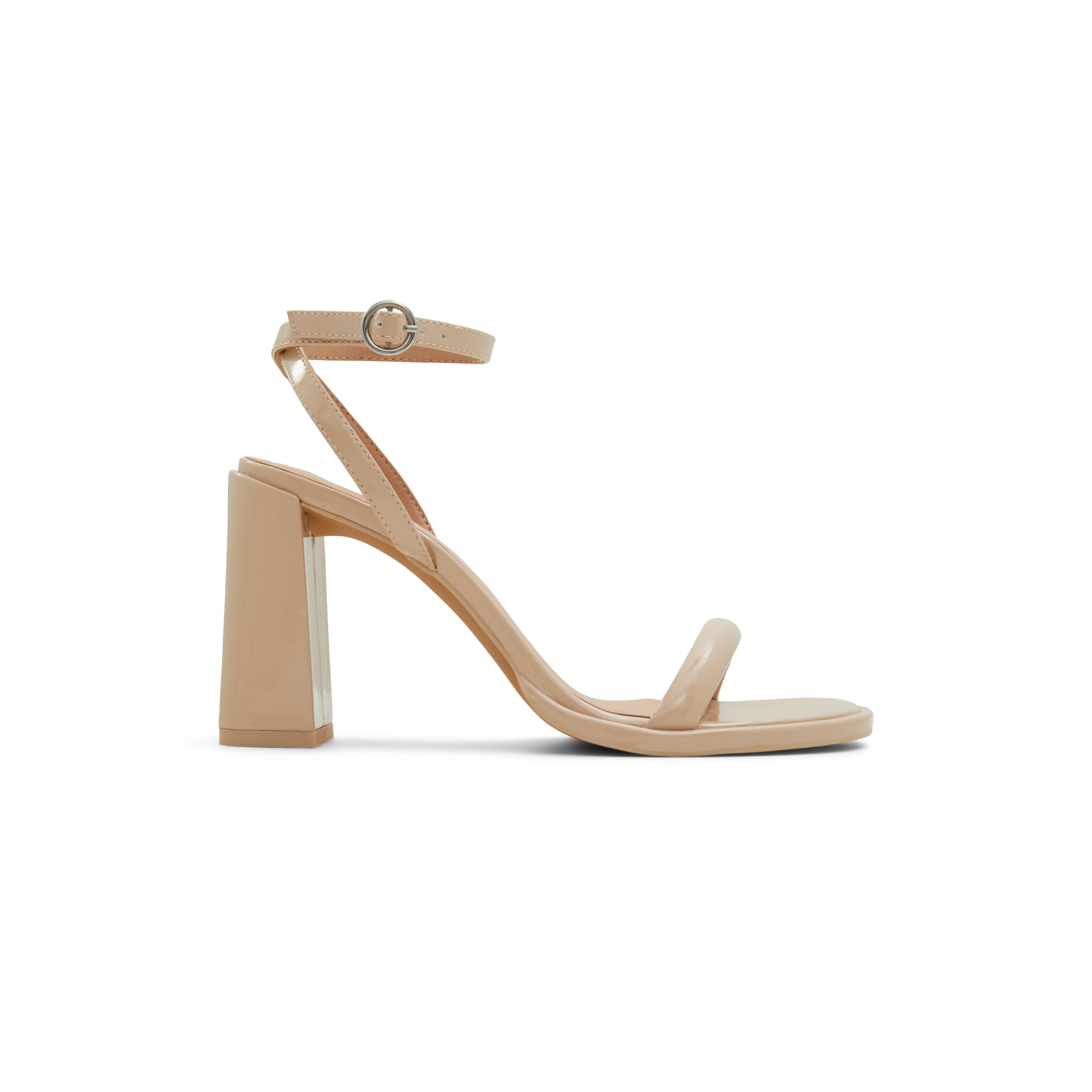 Jozie Women's Beige Block Heel Sandals