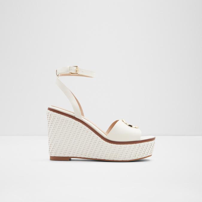 Carrabriria Women's White Wedges image number 0