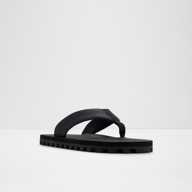 HIDEAWAY Black Men Thong Sandals image number 3