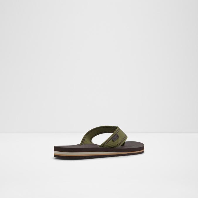 Burges Men's Khaki Thong Sandals image number 2