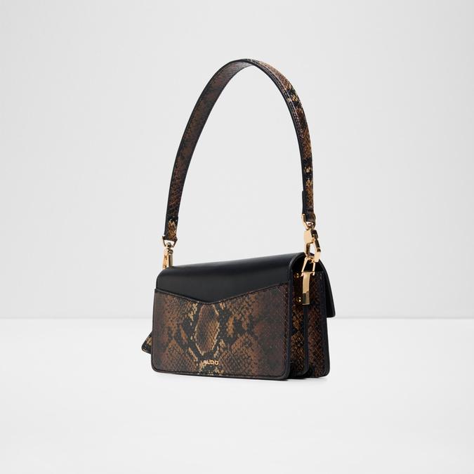 LUXECARRY Black Combo Women Shoulder Bag
