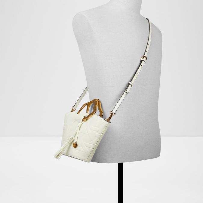 Malede Women's White Satchel image number 3