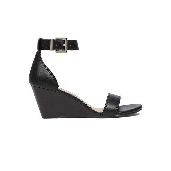 Abaussa Women's Black Wedges image number 0