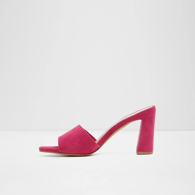 Gwurka Women's Dark Pink Block Heel Sandal image number 1