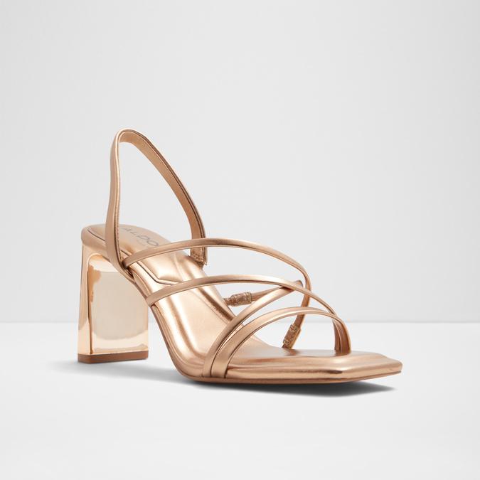 Heyworth Women's Gold Block Heel image number 4