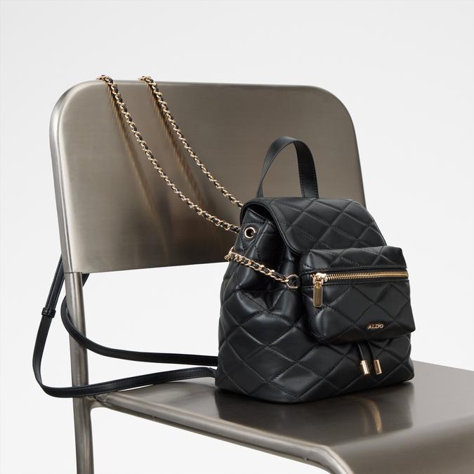 VICKTORIA Black Women Backpack image number 4