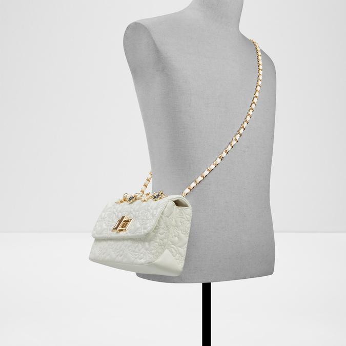 Abire Women's White Shoulder Bag image number 3