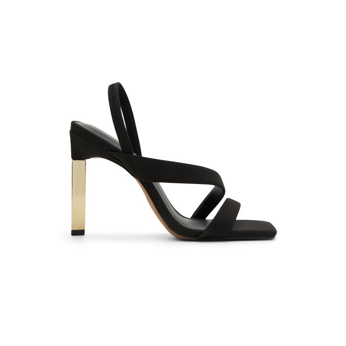 Nightout Women's Black Block Heel Sandals image number 0