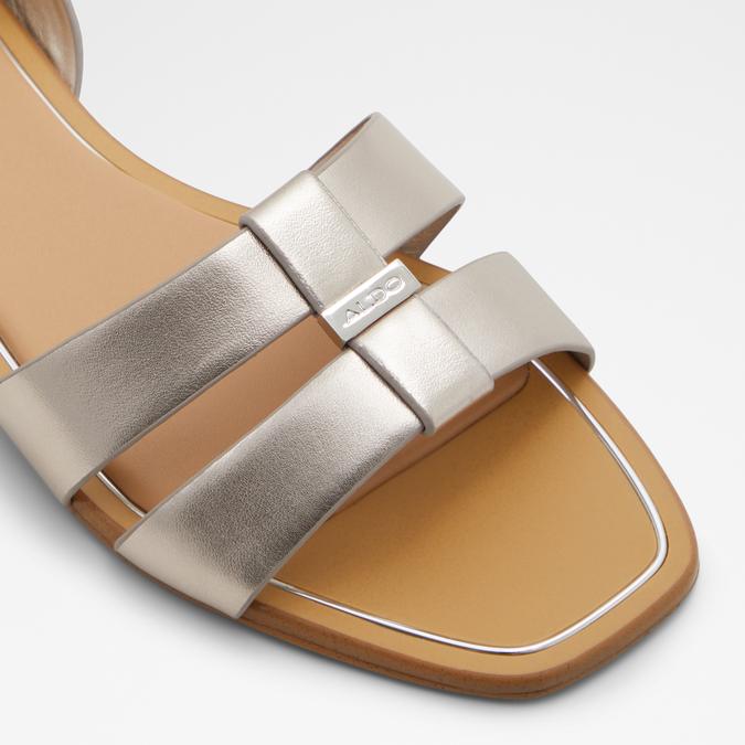Balera Women's Silver Flat Sandals image number 5