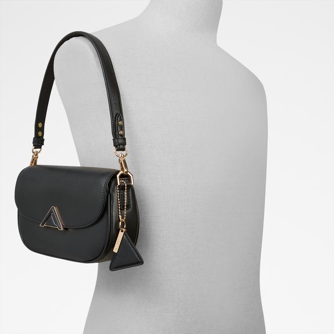 Luxeshoulder Women's Black Shoulder Bag image number 4