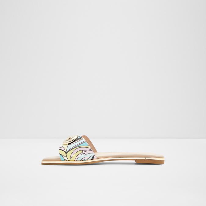 Bellenor Women's Pastel Multi Flat Sandals image number 2