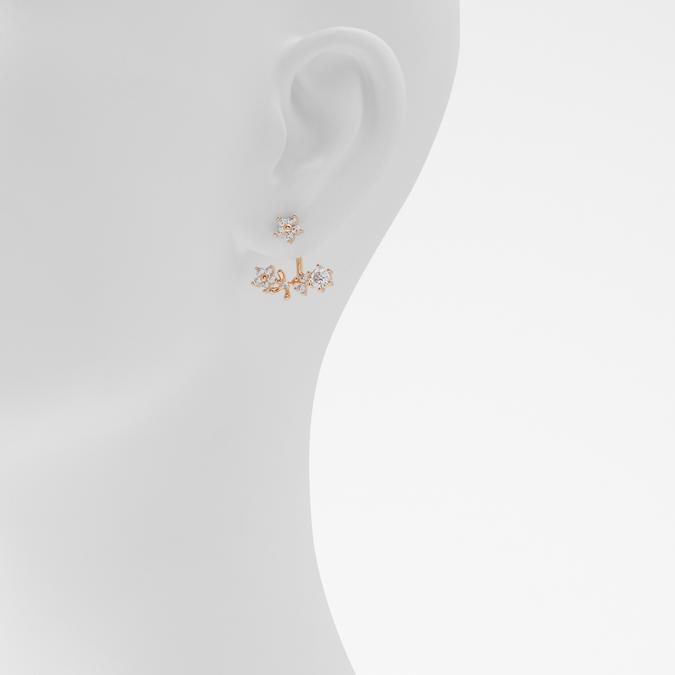 Eowiliniel Women's Clear On Gold Earrings