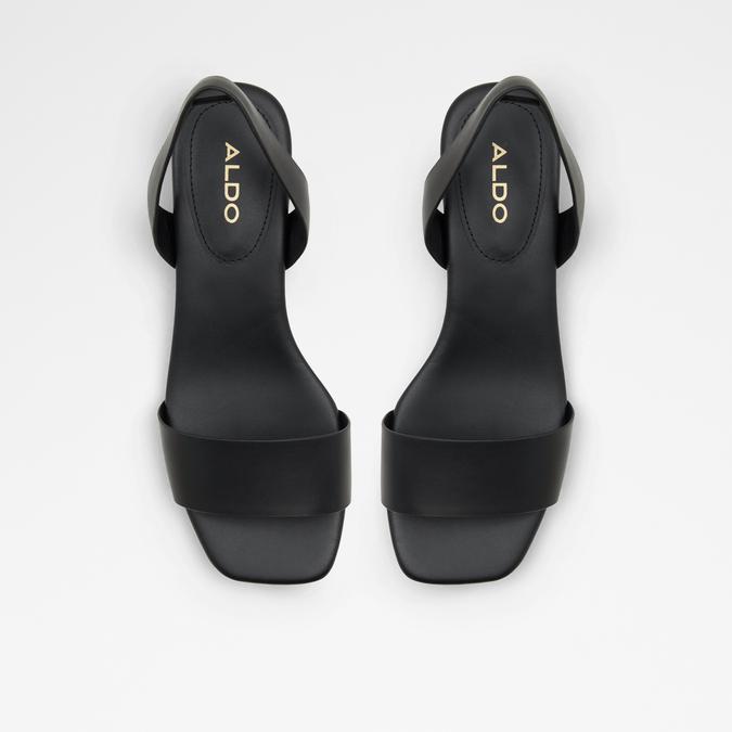 Aldo black sandals hotsell flat
