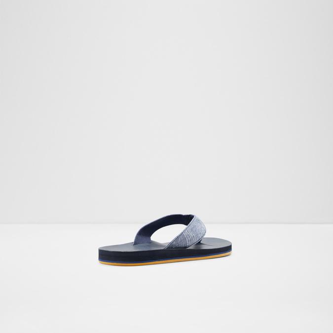 Weallere Men's Navy Thong Sandals image number 1