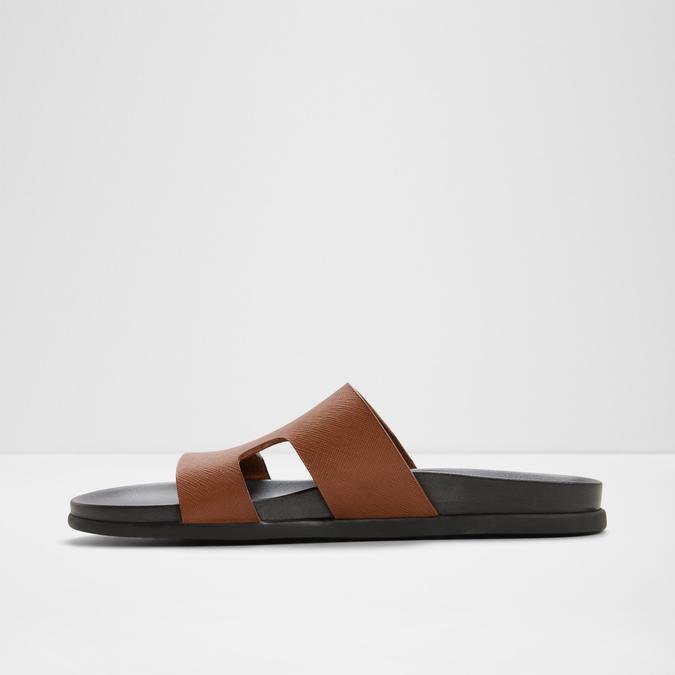 MONDI-INN Brown Men Single Strap Sandals image number 2