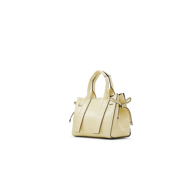 Daffi Women's Light Yellow Satchel image number 1