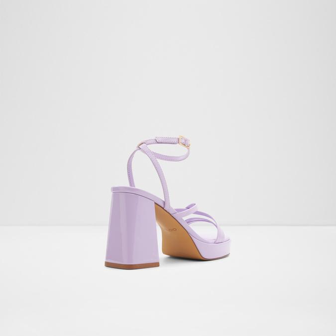 Taia Women's Light Purple Block Heel Sandals image number 2