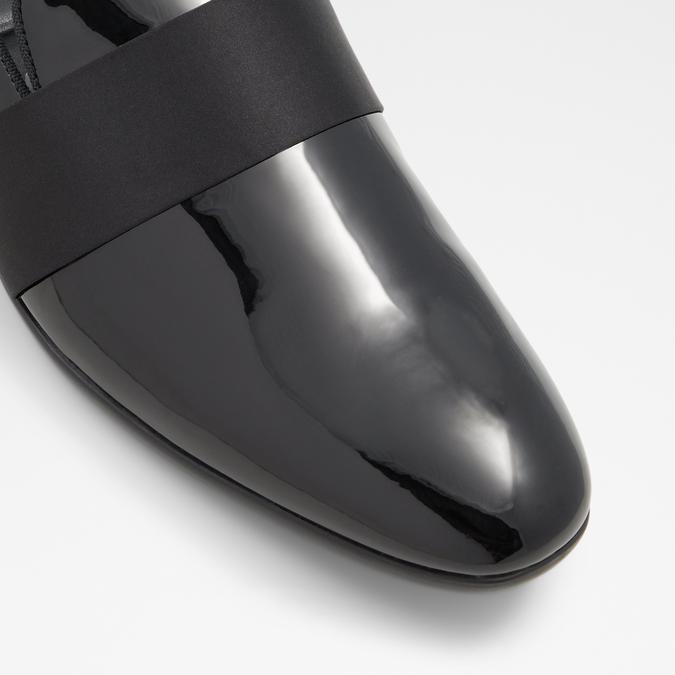 Asaria Men's Open Black Loafers image number 4