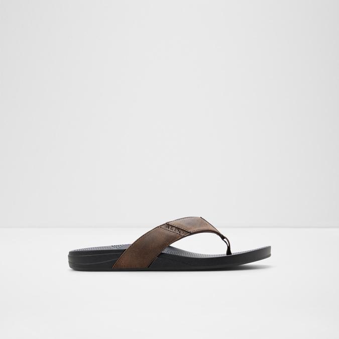 STEFFENA Brown Men Thong Sandals