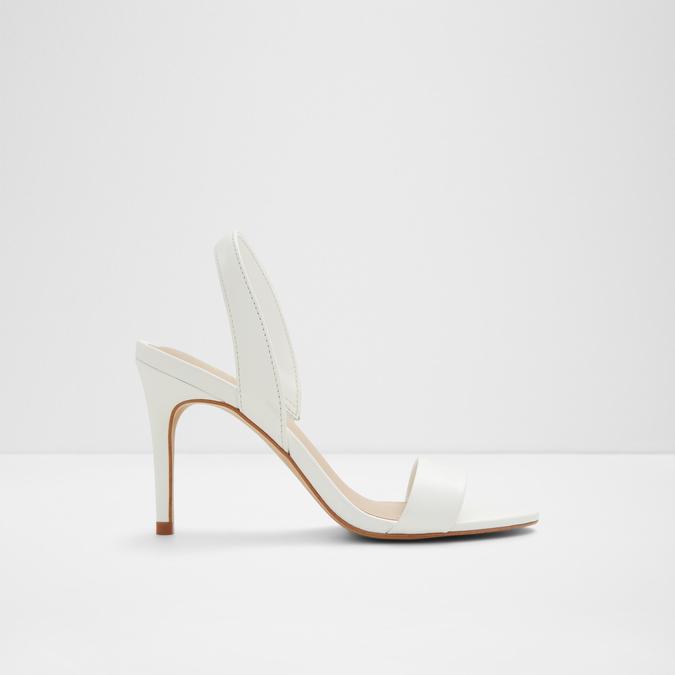 White dress sandals top with heels
