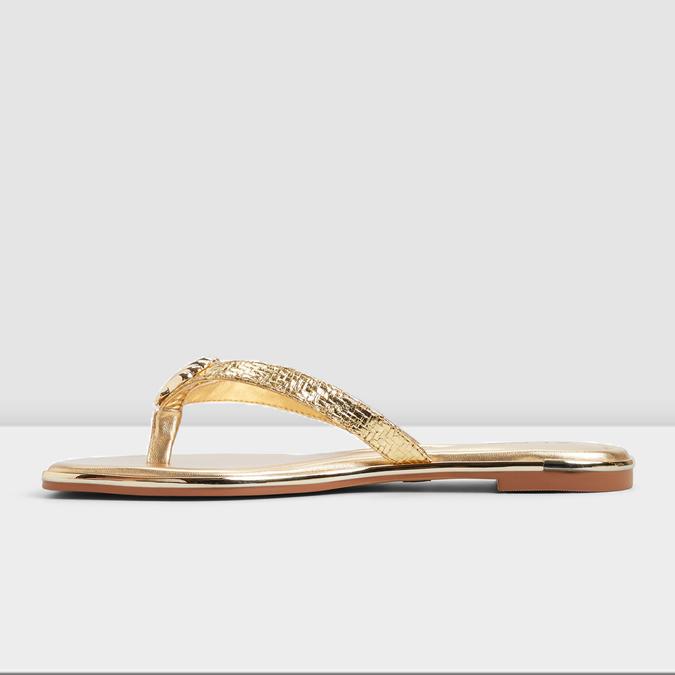 CONCHIGLIA-IN Gold Women Flat Sandals image number 2