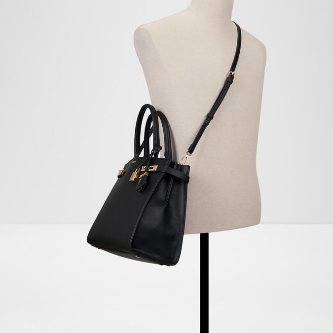 MINELA Black Women Satchel image number 3
