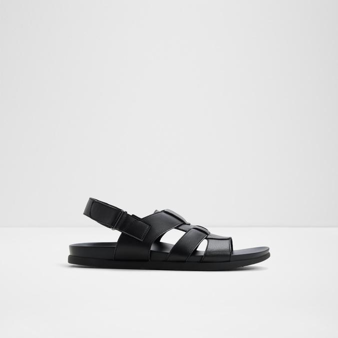 NUNOA Black Men Back Strap Sandals