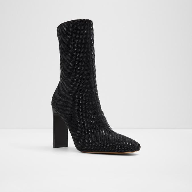 Faelora-In Women's Black Ankle Boots image number 4