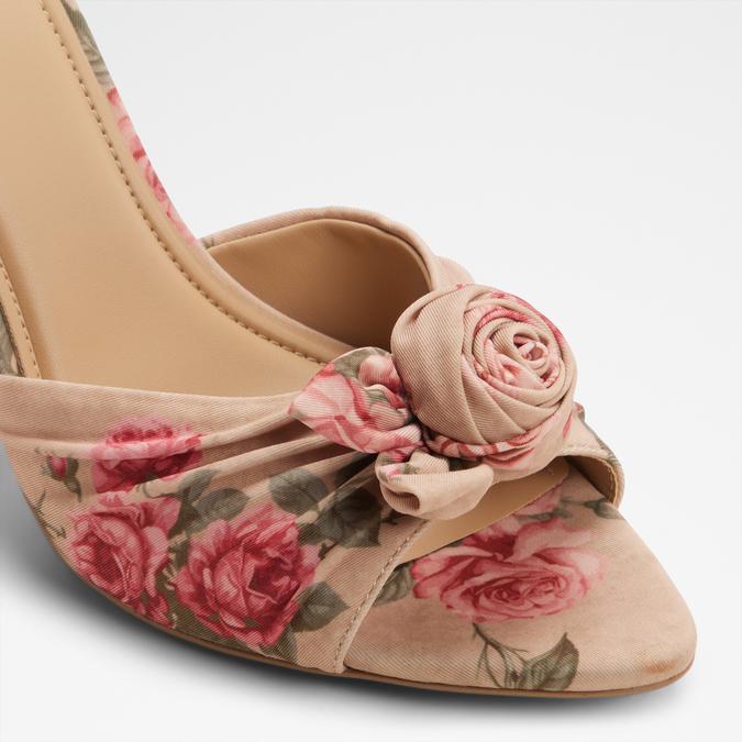 ROSALINA BEIGE COMBO Women Dress Sandals image number 4