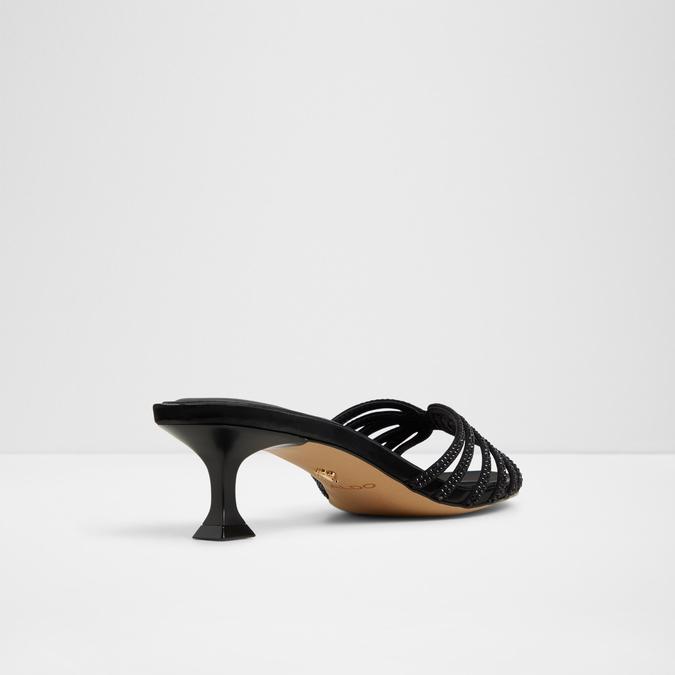 Delphie-In Women's Black Dress Sandals image number 2
